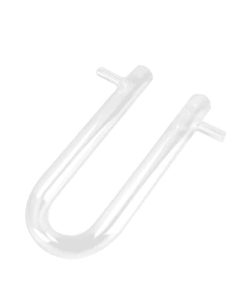 Laboratory Chemistry Glassware 15*150mm Drying Glass Tube U-Shape With Two Side Tubes