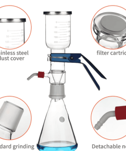 Alternative view of Laboratory Filtration Device Vacuum Sand Core Filter System