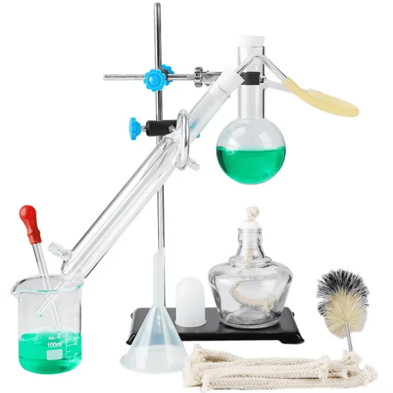 Laboratory Glassware Set - Simple Distillation Apparatus with Condenser (Hot Sale)