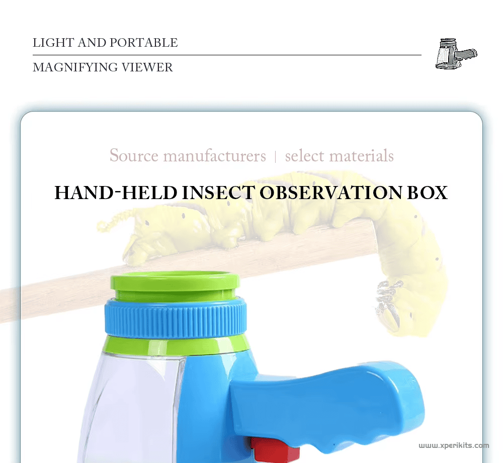 STEM Bug Catching Kit for Kids - 5X Magnifier with Ventilated Observation Box 10 image 1